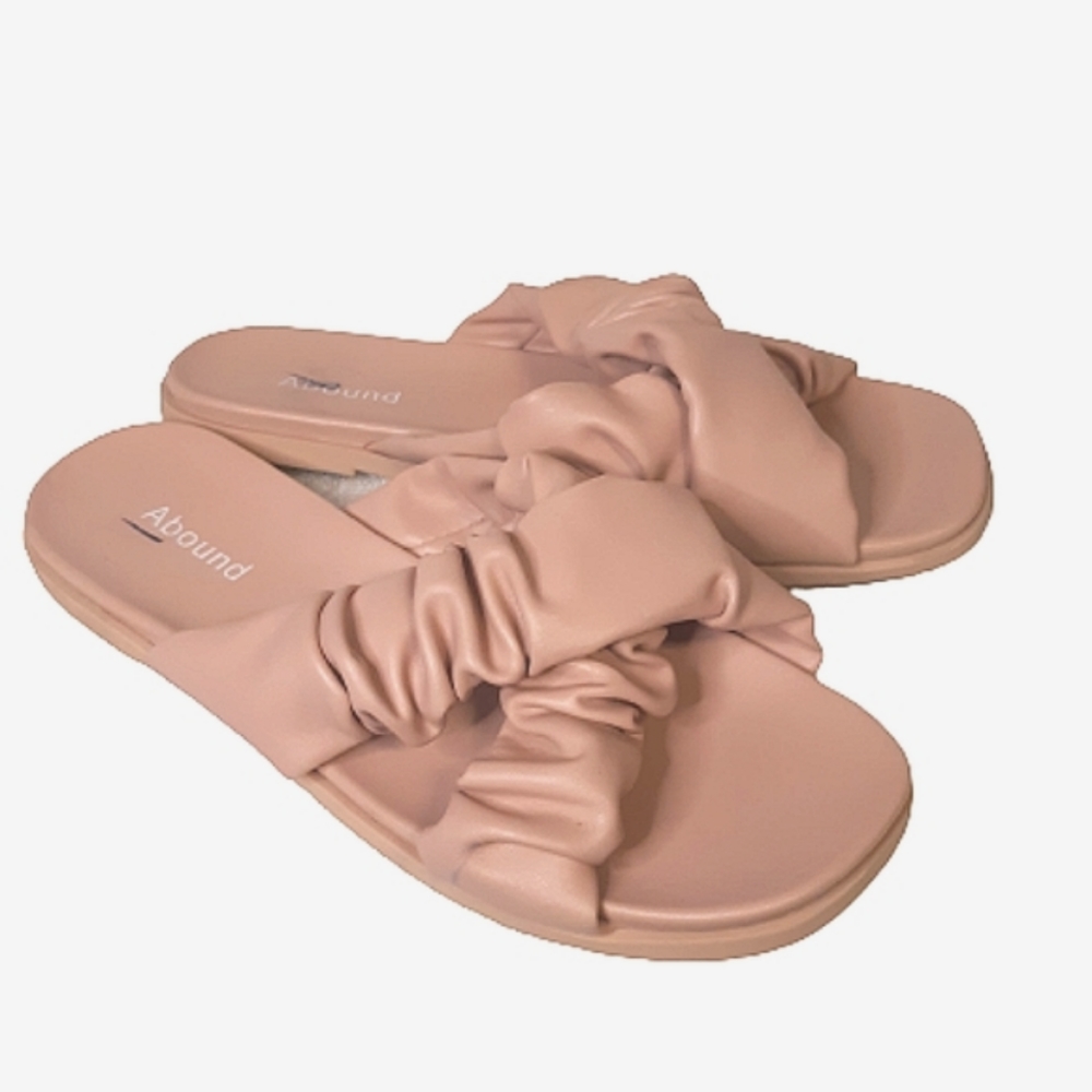Abound Pink Blush Slide Sandal Flip Flop Thong Flats Size 5.5 Nordstrom